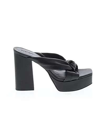 Pre-owned Open Edit Heels In Black