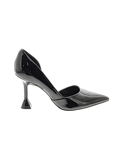 Pre-owned Open Edit Heels In Black
