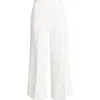 Open Edit Icon Crop Wide Leg Pants In White