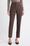 Open Edit Icon High Waist Ankle Cigarette Pants In Multi