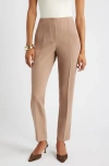 Open Edit Icon High Waist Ankle Cigarette Pants In Neutral
