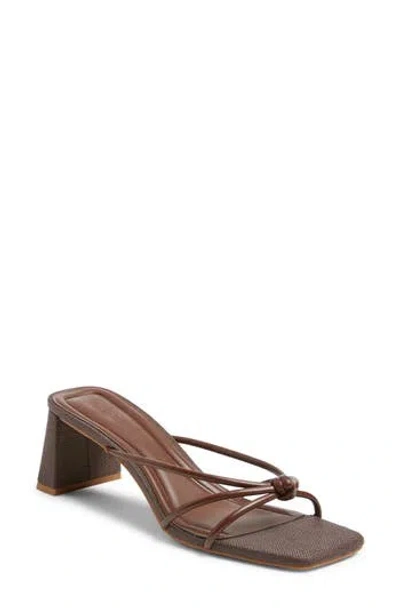 Open Edit Jamie Block Heel Sandal In Brown