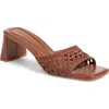 Open Edit Jaydin Block Heel Sandal In Brown