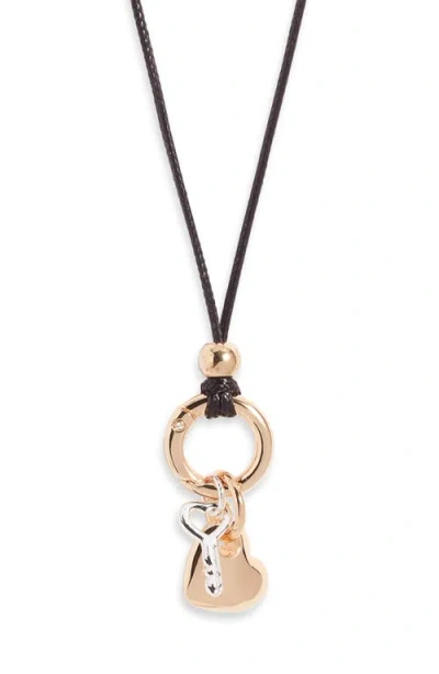Open Edit Key To My Heart Cord Necklace