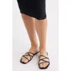 Open Edit Korva Slide Sandal In Black