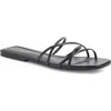 Open Edit Korva Slide Sandal In Black