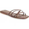 Open Edit Korva Slide Sandal In Brown