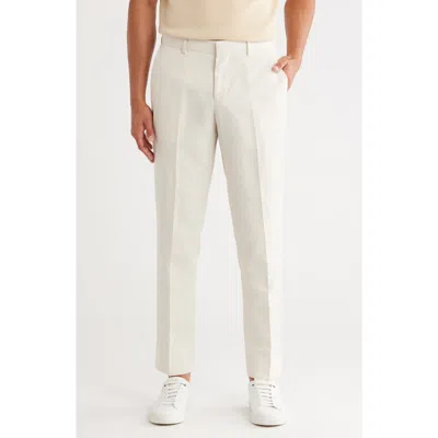 Open Edit Linen Blend Pants In White