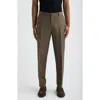 Open Edit Linen Blend Pants In Gray