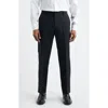 Open Edit Linen Blend Pants In Black