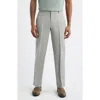 Open Edit Linen Blend Pants In Gray