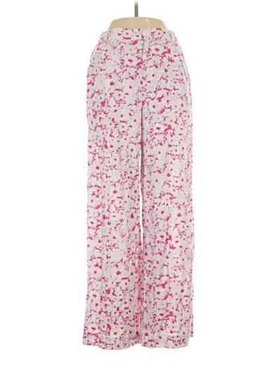 Pre-owned Open Edit Linen Pants In Pink