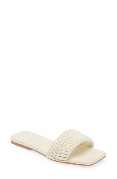 Open Edit Linx Slide Sandal In Ivory