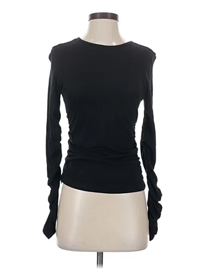 Pre-owned Open Edit Long Sleeve T-shirt In Black