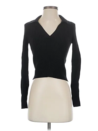 Pre-owned Open Edit Long Sleeve T-shirt In Black
