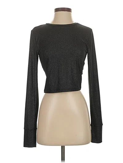 Pre-owned Open Edit Long Sleeve T-shirt In Gray