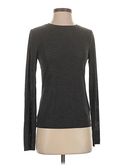 Pre-owned Open Edit Long Sleeve T-shirt In Gray
