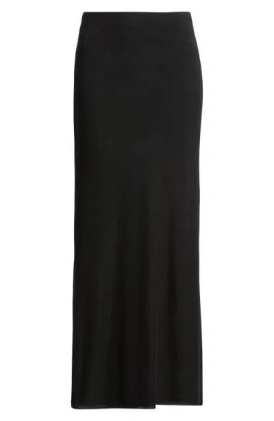 Open Edit Mesh Maxi Skirt
