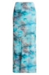 Open Edit Mesh Maxi Skirt