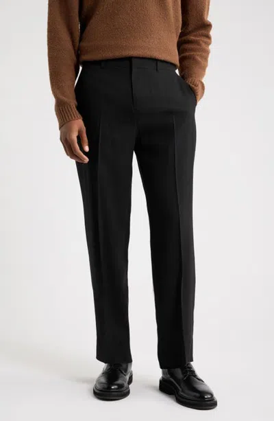 Open Edit Mid Taper Trousers In Black