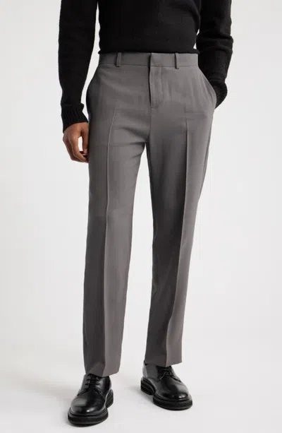 Open Edit Mid Taper Trousers In Gray