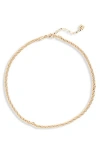 Open Edit Mixed Metal Rope Chain Necklace