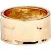 Open Edit Molten Metal Bangle In Gold