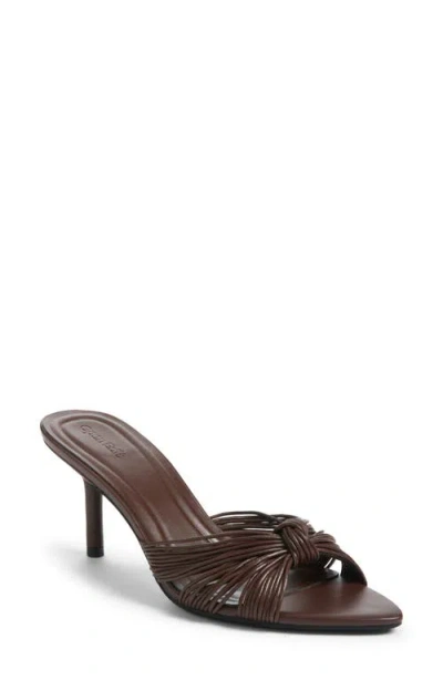 Open Edit Nina Slide Sandal In Burgundy