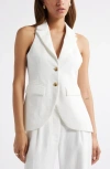 Open Edit Notched Lapel Vest