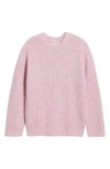 Open Edit Oversize Fuzzy Sweater In Pink