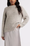 Open Edit Oversize Fuzzy Sweater