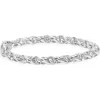 Open Edit Pavé Crystal Hinge Bracelet In Metallic