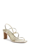 Open Edit Pia Slingback Sandal In Gold Light Metallic