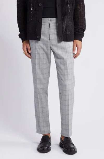 Open Edit Plaid Pants In Grey Campo Plaid