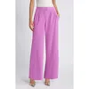Open Edit Pleated Wide Leg Pants In Pink Rosebud