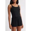 Open Edit Pointelle Knit Short Pajamas In Black