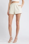 OPEN EDIT OPEN EDIT PULL-ON FAUX LEATHER SHORTS