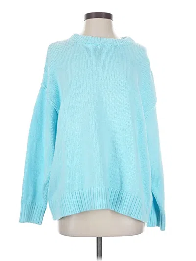 Pre-owned Open Edit Pullover Sweater In Blue