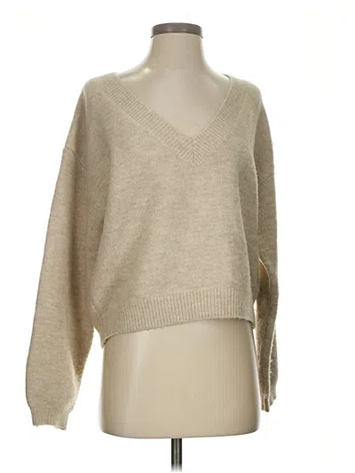 Pre-owned Open Edit Pullover Sweater In Brown