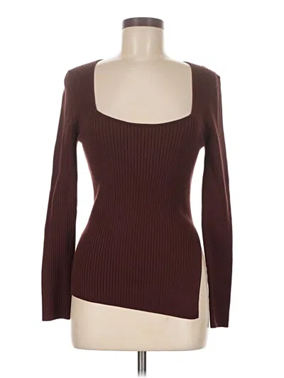 Pre-owned Open Edit Pullover Sweater In Brown