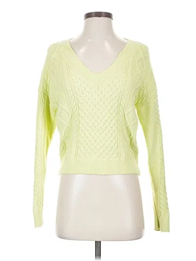 Pre-owned Open Edit Pullover Sweater In Green