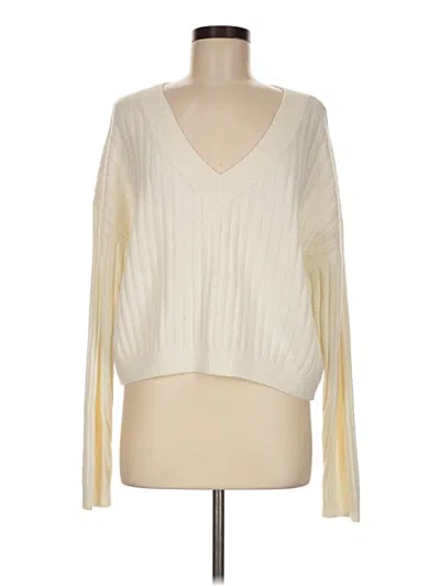 Pre-owned Open Edit Pullover Sweater In Ivory