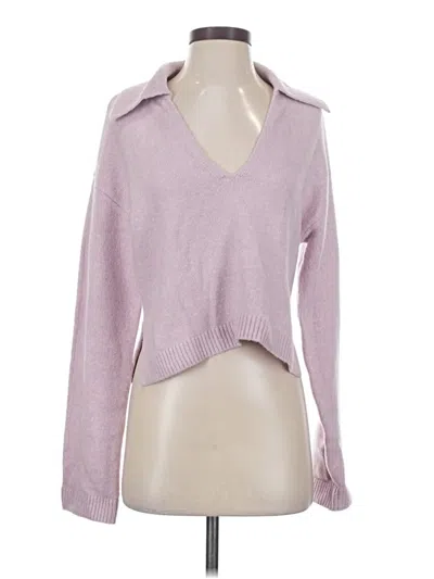 Pre-owned Open Edit Pullover Sweater In Purple