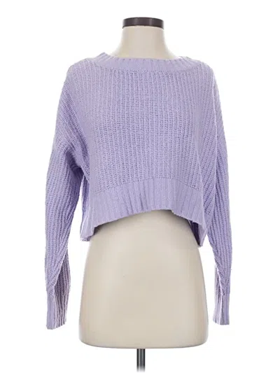 Pre-owned Open Edit Pullover Sweater In Purple