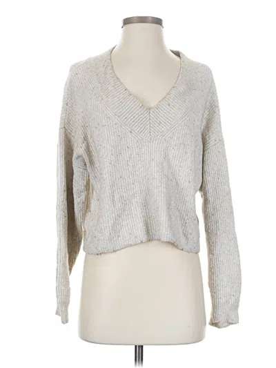Pre-owned Open Edit Pullover Sweater In Silver