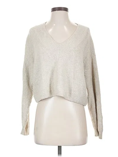 Pre-owned Open Edit Pullover Sweater In Silver