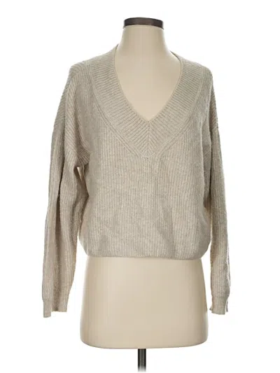 Pre-owned Open Edit Pullover Sweater In Tan