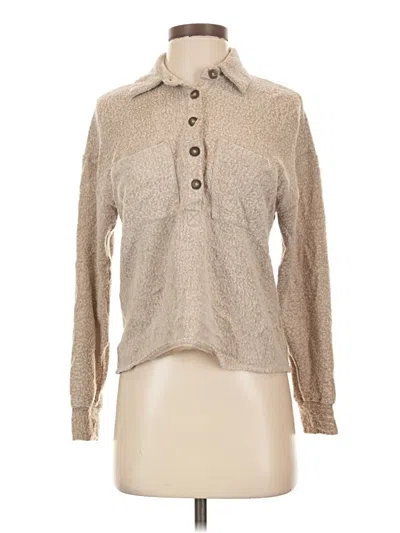 Pre-owned Open Edit Pullover Sweater In Tan
