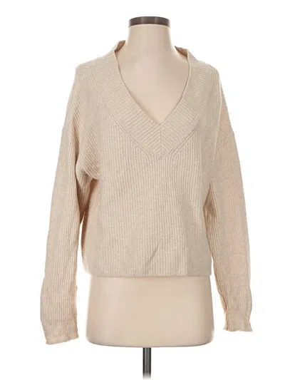 Pre-owned Open Edit Pullover Sweater In Tan