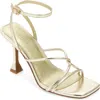 Open Edit Rachel Sandal In Gold Metallic